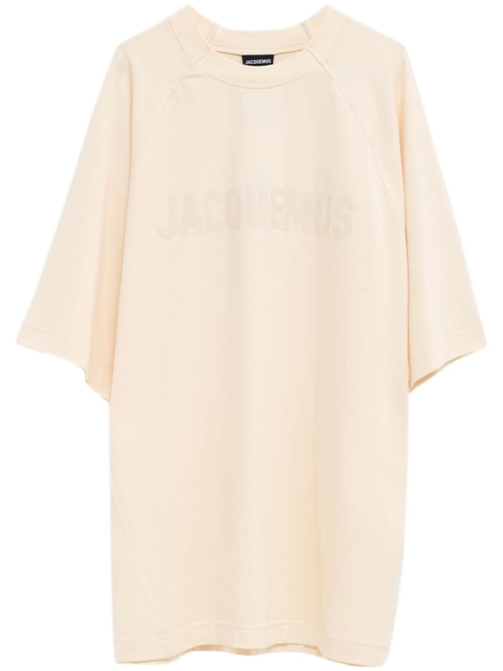 Jacquemus logo-appliqué crew-neck T-shirt - Toni neutri