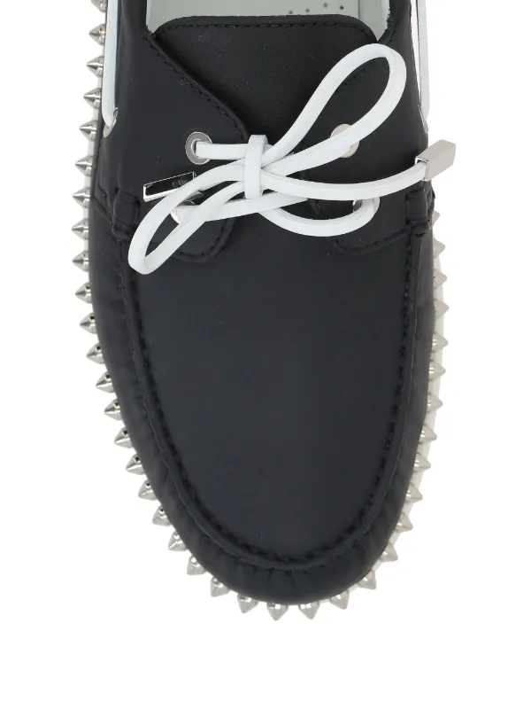 Christian Louboutin Gerockel stud-embellished Boat Shoes