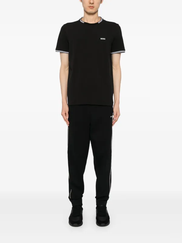 BOSS ロゴパッチ Tシャツ | ブラック | FARFETCH JP