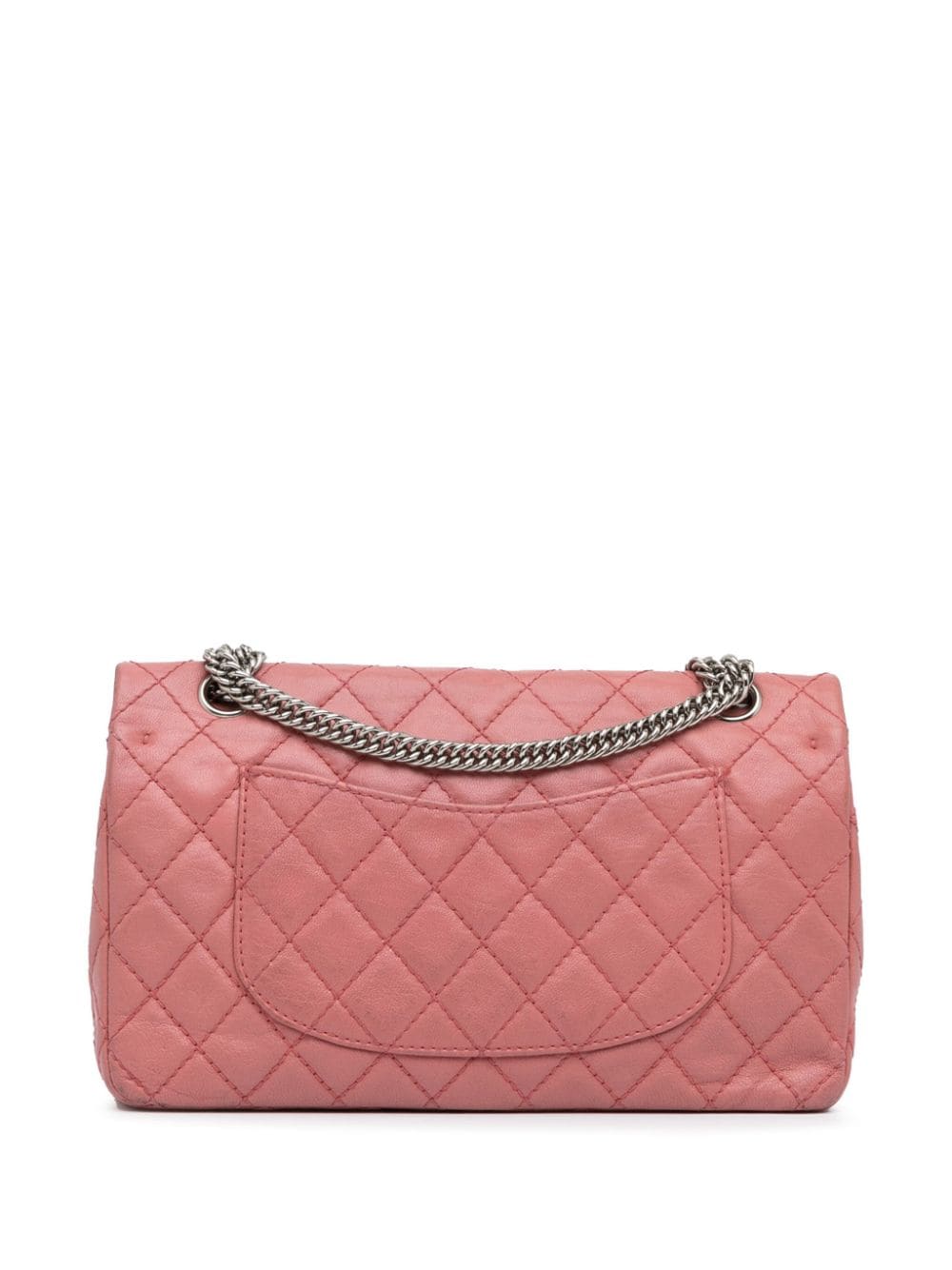 CHANEL Pre-Owned 2008-2009 Medium Classic Washed Lambskin Bijoux Chain Double Flap shoulder bag - Roze