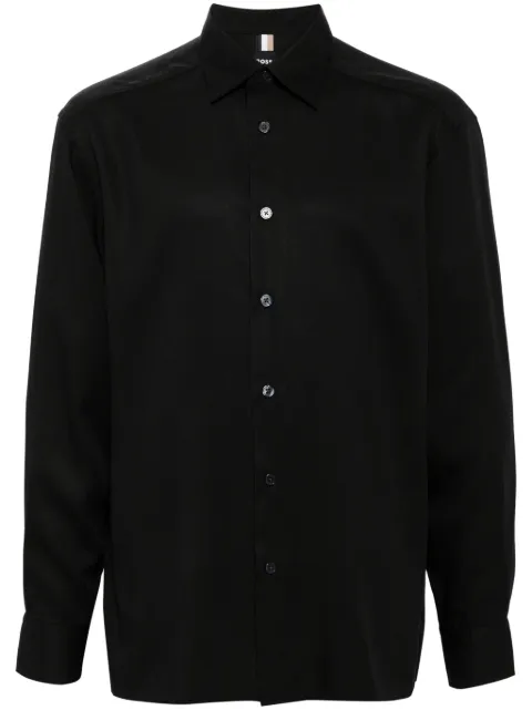 BOSS long sleeve cotton shirt