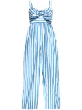 Kate Spade striped cotton jumpsuit - Blue