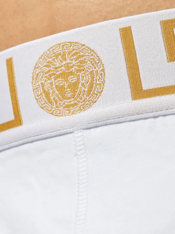 Versace cotton-jersey Trunks (3-Pack) | White | FARFETCH RO
