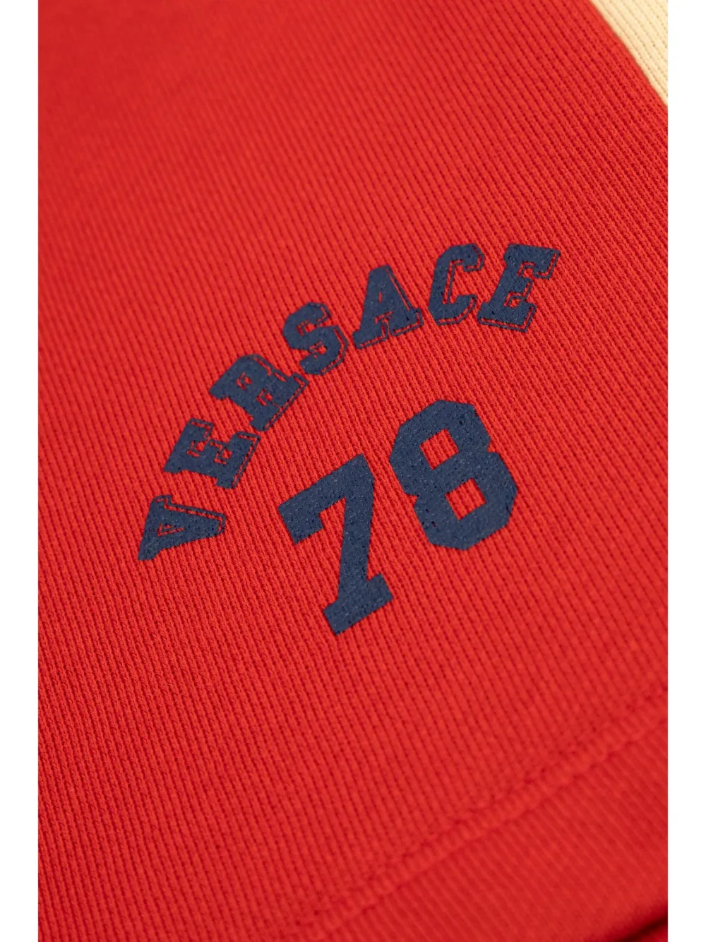 Versace Kids Zwembroek met logoprint Rood