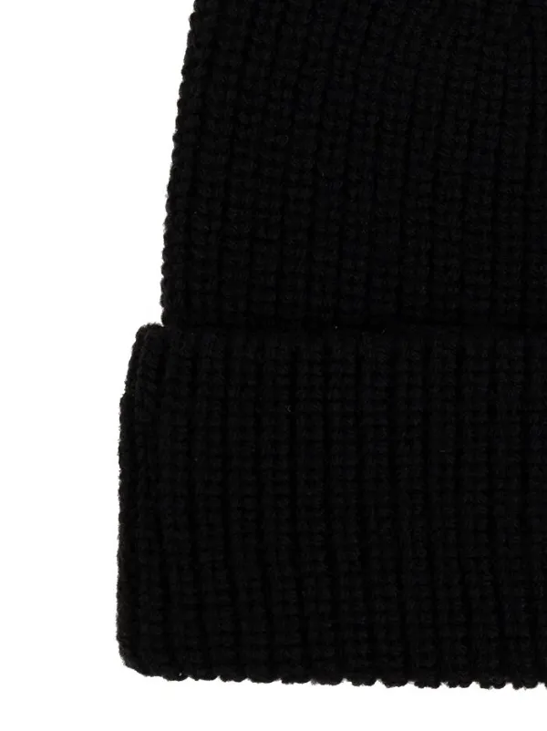 Versace Kids Woolen Beanie Hat | Black | FARFETCH CA