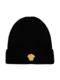 Versace Kids woolen beanie hat - Black