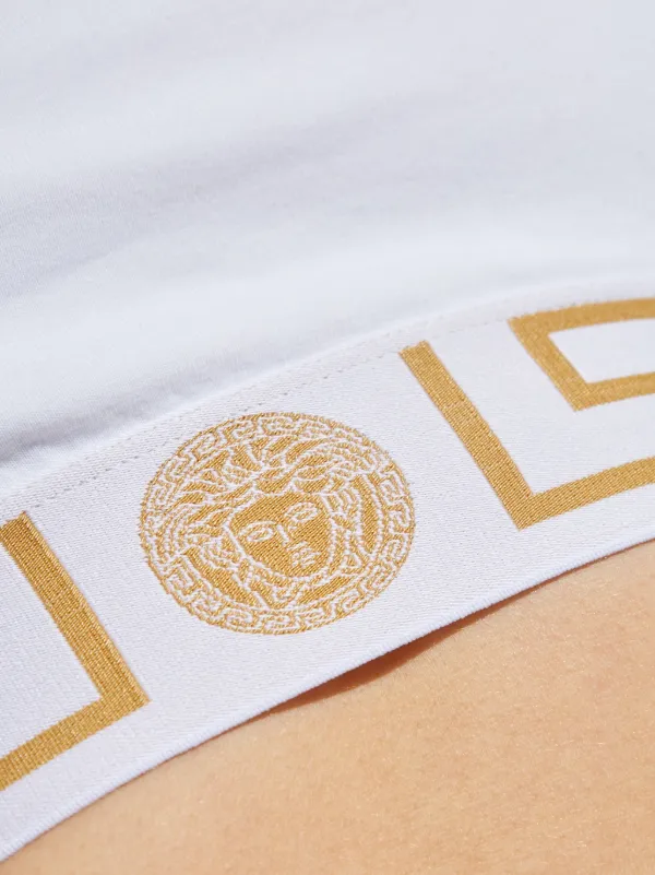 Versace グレカ ブラレット | ホワイト | FARFETCH JP