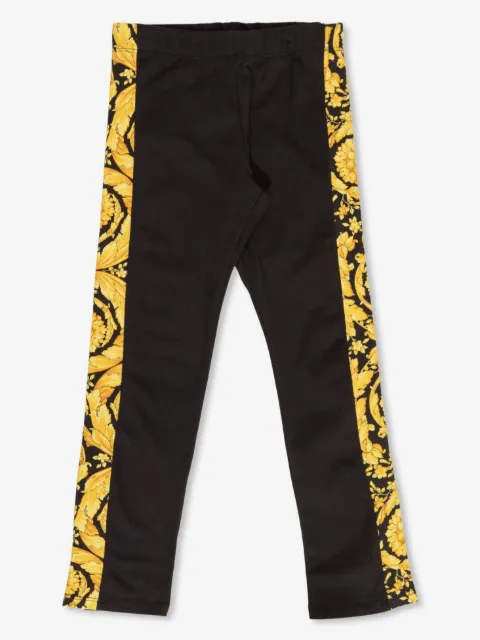 Versace Kids leggins con estampado Barocco