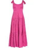 Kate Spade ruffled cotton maxi dress - Pink