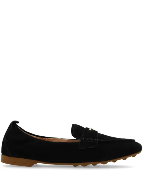 Mocassins en daim Eliza à plaque logo - Kate Spade - Modalova