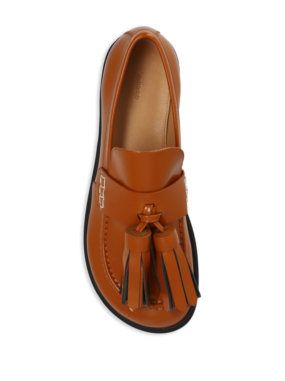 JW Anderson Leren loafers Bruin