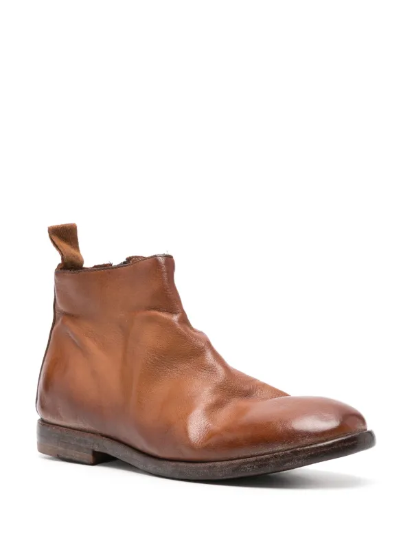 Moma Distressed Boots Brown FARFETCH IN