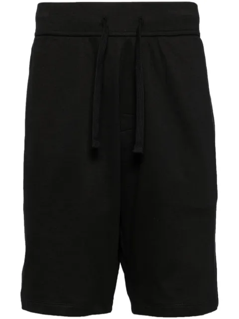 BOSS side-stripe logo-print track shorts