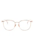 Linda Farrow Bower oval-frame glasses - Gold