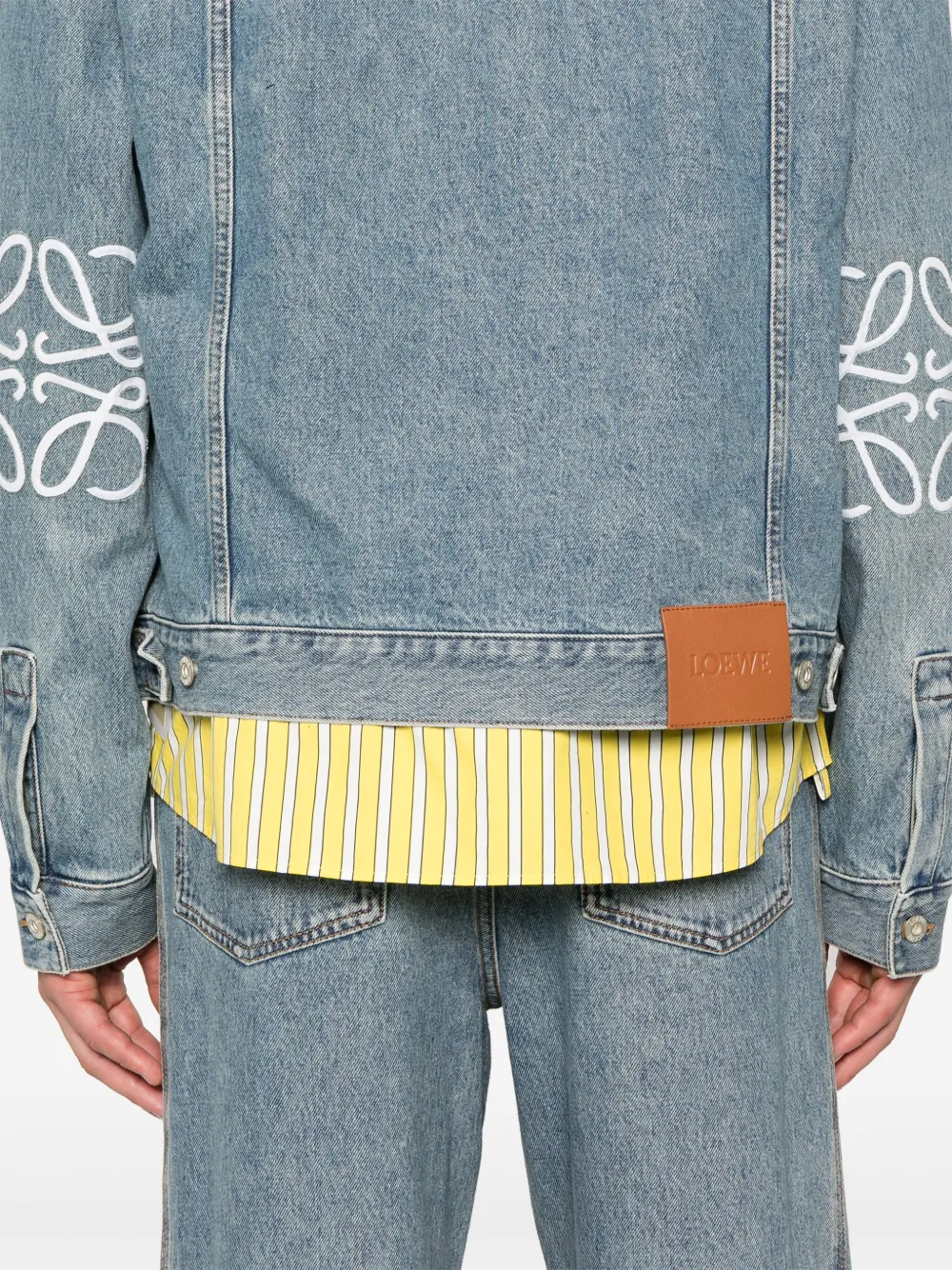 Affordable LOEWE Anagram denim jacket Men