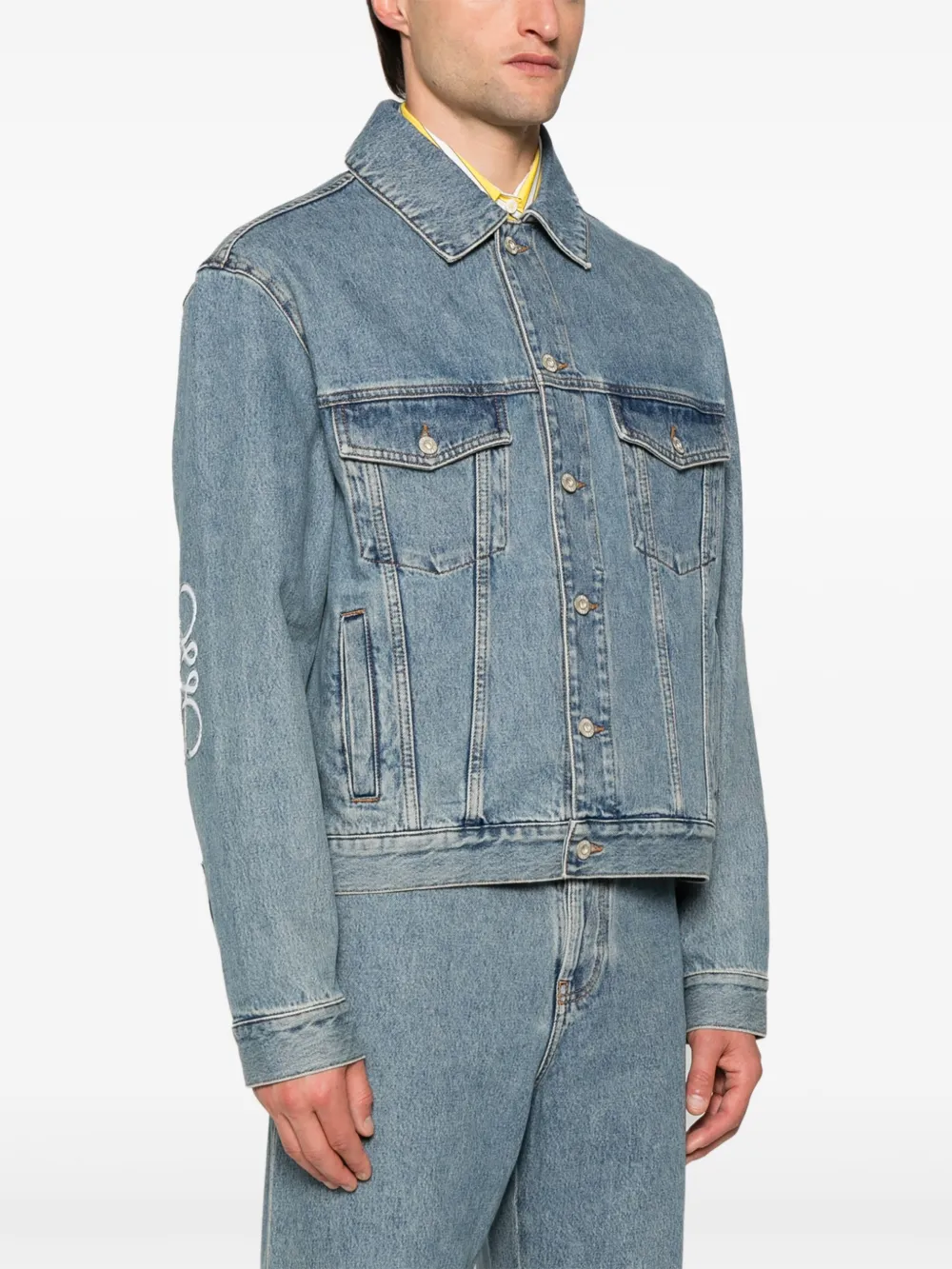 Affordable LOEWE Anagram denim jacket Men