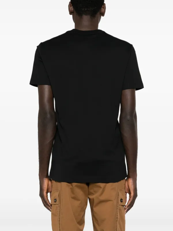 Tシャツ・カットソー dolce & gabbana Flocked logo T-shirt Jersey T-shirt with flocked logo print in Black for Women
