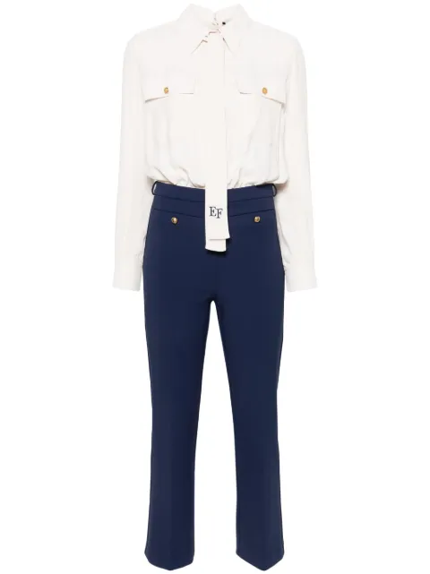 Elisabetta Franchi detachable crepe jumpsuit