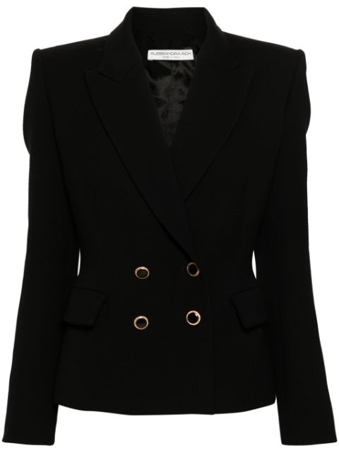 Alessandra Rich double-breasted virgin wool jacket