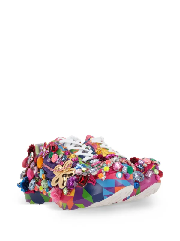 COMME des GARCONS x Salomon 国内買付 シューズ H８cm Comme Des Garçons x Salomon ビジュー スニーカー | ピンク