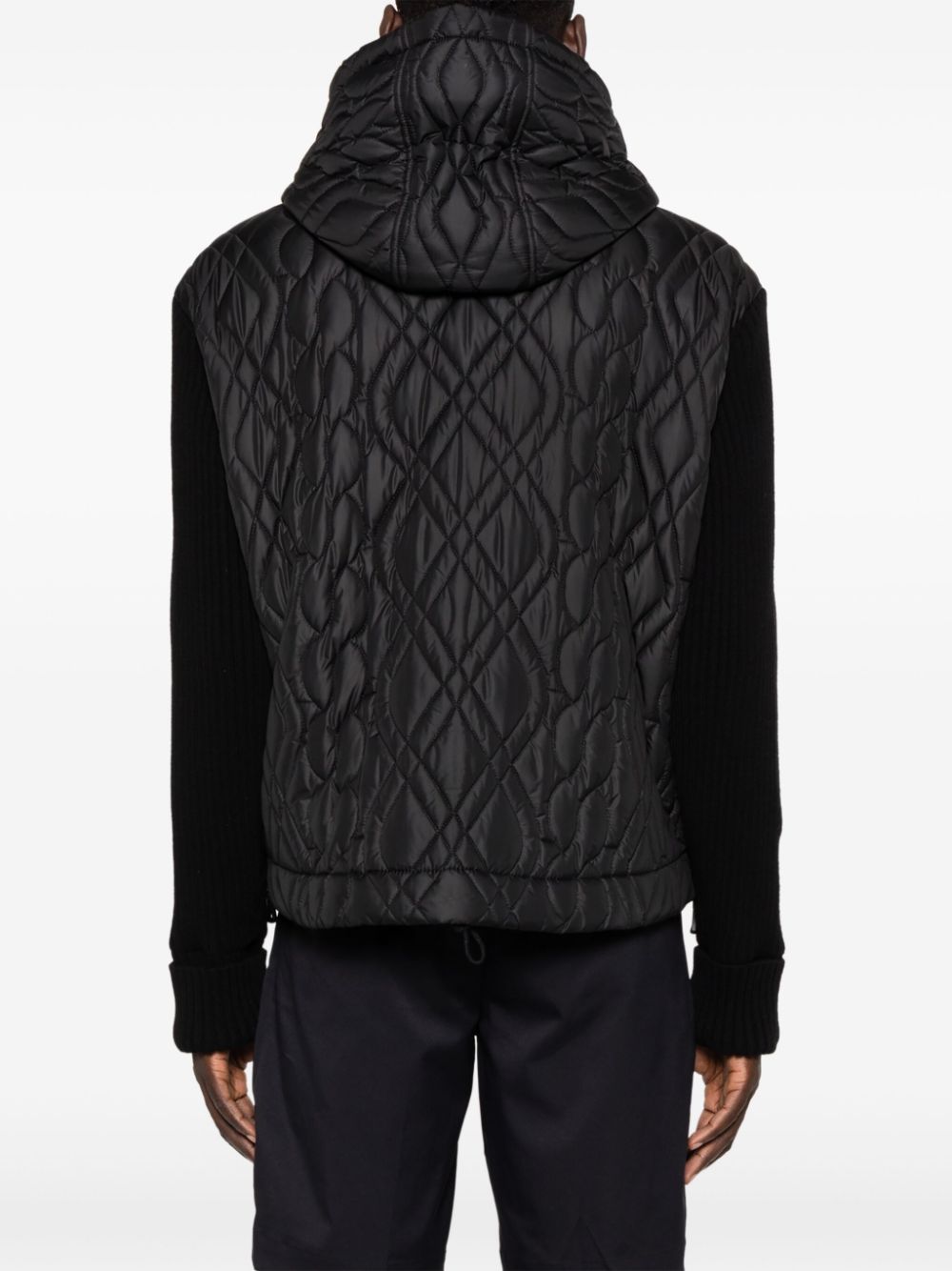 Shop Dsquared2 Contrast-panel Hooded Jacket In Black