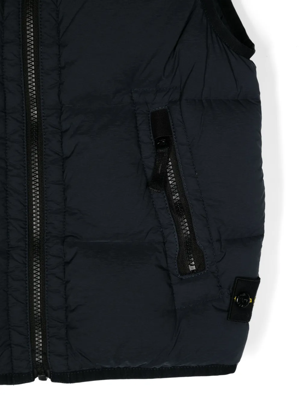 Stone Island Junior Bodywarmer met Compass-logopatch Blauw