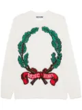 Moschino logo-jacquard sweater - White
