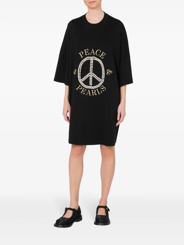 モスキーノ　ブラックドレス Moschino Tubino Or Not Tubino ドレス | ブラック | FARFETCH JP