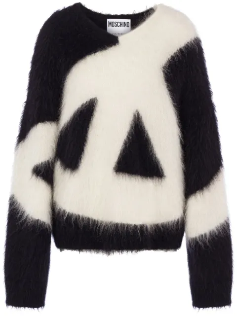 Moschino brushed mohair-wool blend jumper