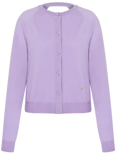 Moschino cut-out virgin wool cardigan