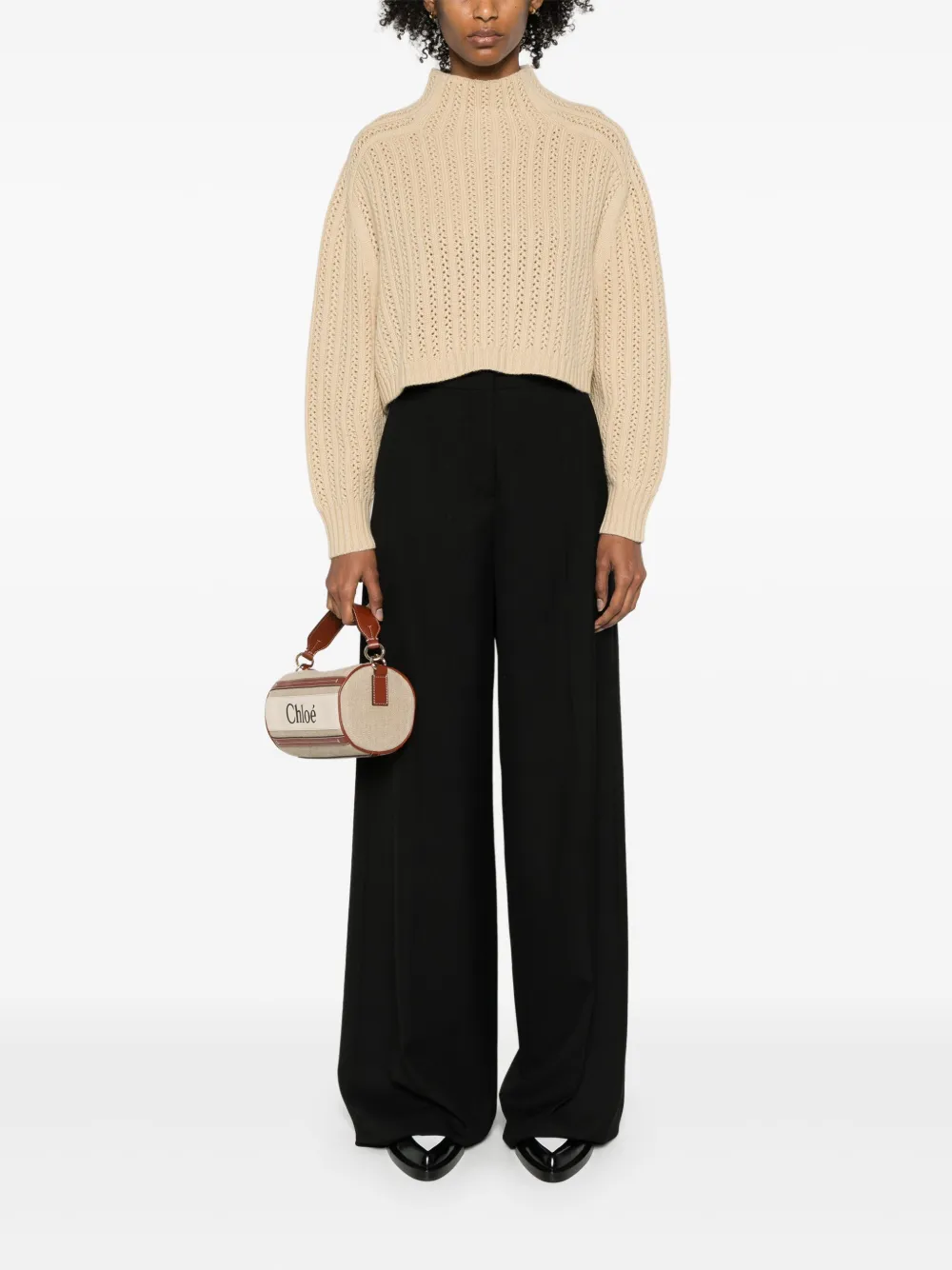 Max Mara tricot-knit cardigan - Beige