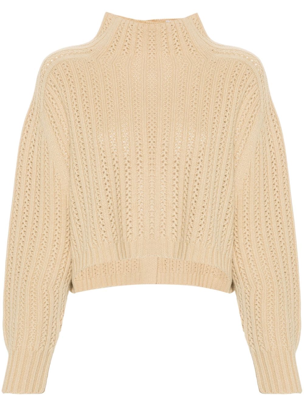 Max Mara Tricot-knit Cardigan In Neutrals