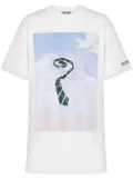 Moschino graphic-print cotton T-shirt - White