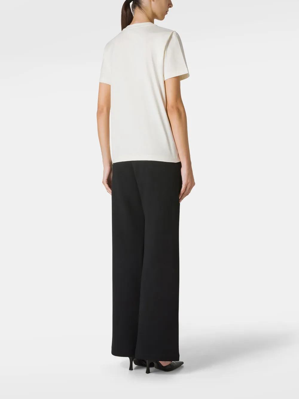 MSGM T-shirt met logoprint Wit