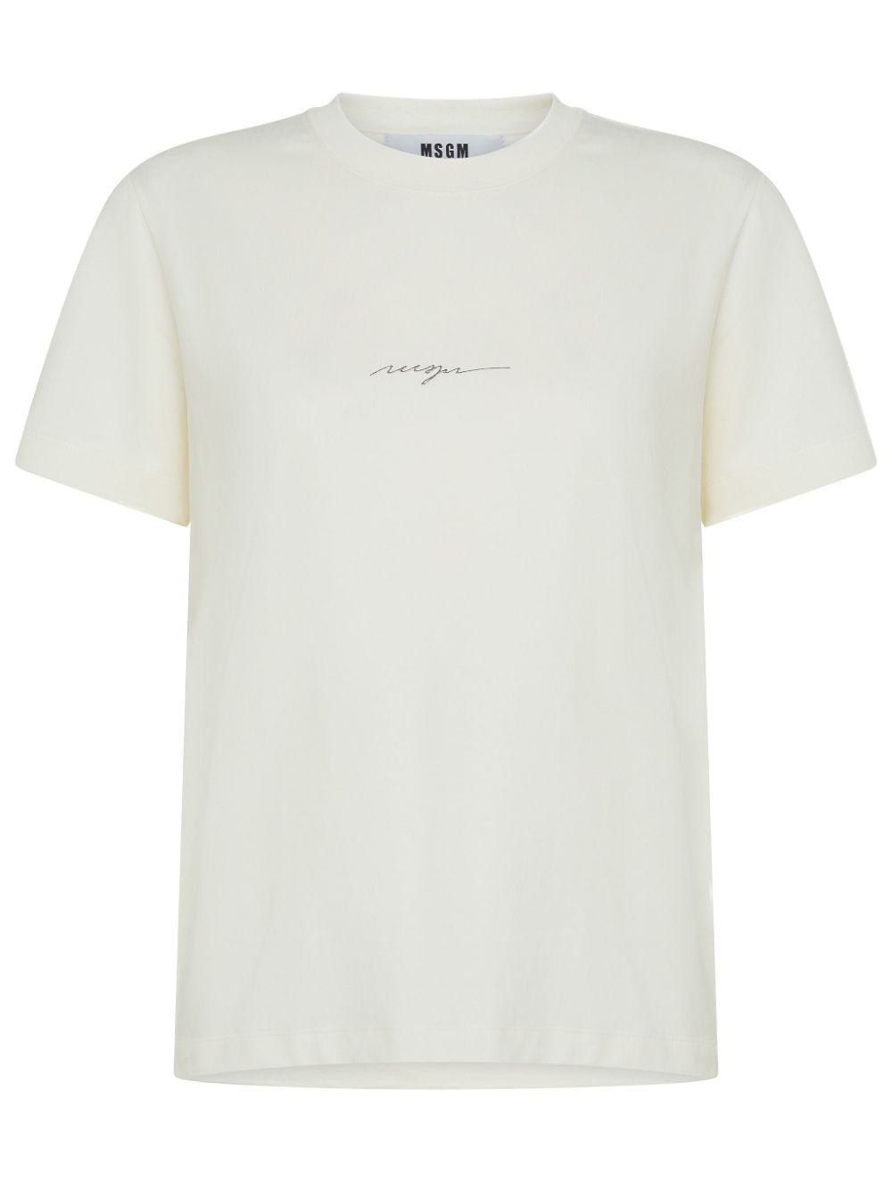 MSGM T-shirt met logoprint Wit