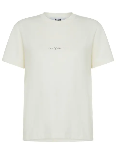 MSGM logo-print T-shirt