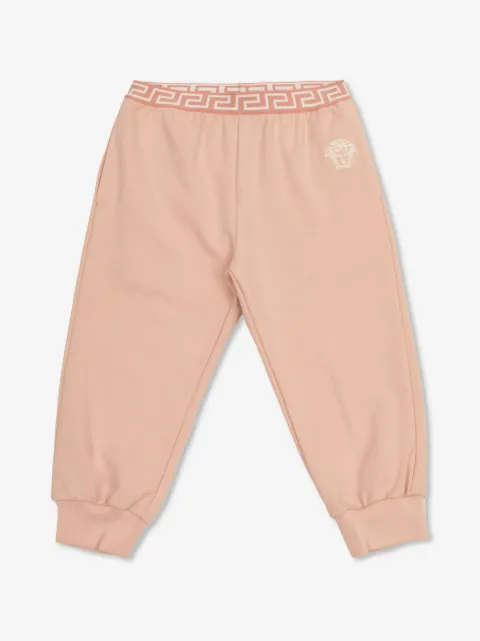 Versace Kids embroidered-logo sweatpants