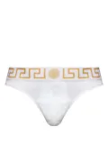 Versace Greca stretch-cotton briefs - White