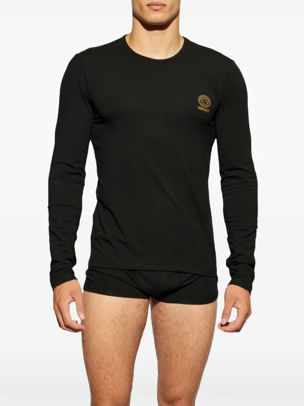 Tシャツ・カットソー VERSACE COTTON BLEND T-SHIRT SET Versace logo-print cotton-blend T-shirt (pack Of two