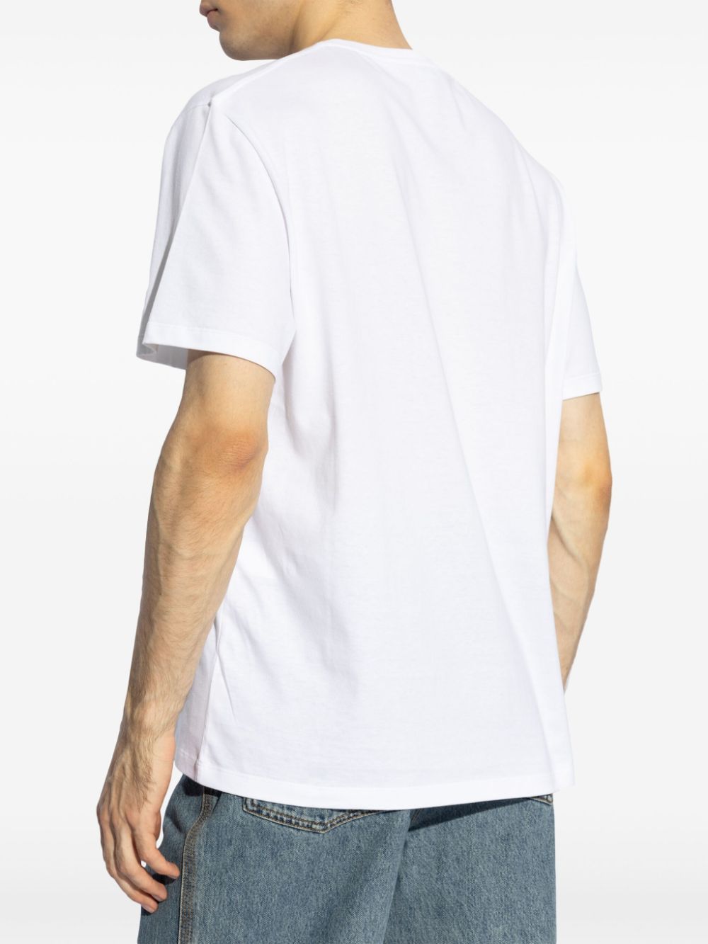 Shop Loewe Cotton T-shirt In White