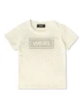 Versace Kids logo-appliqué t-shirt - White