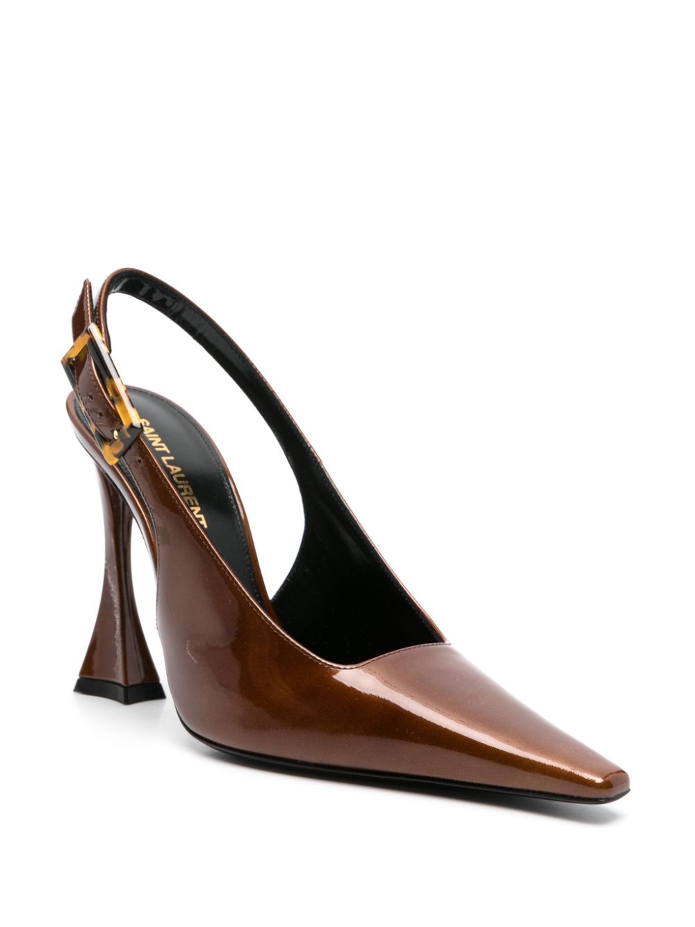 Saint Laurent 110 mm Dune pumps Bruin