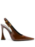 Saint Laurent 110mm Dune pumps - Brown