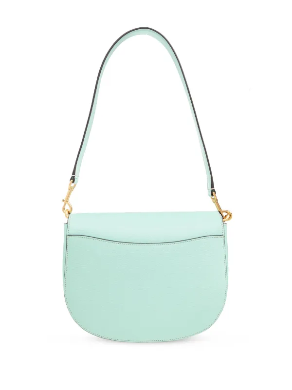 Kate Spade Katy ロゴプレート レザー ショルダーバッグ Kate Spade Katy レザー ショルダーバッグ | グリーン | FARFETCH JP