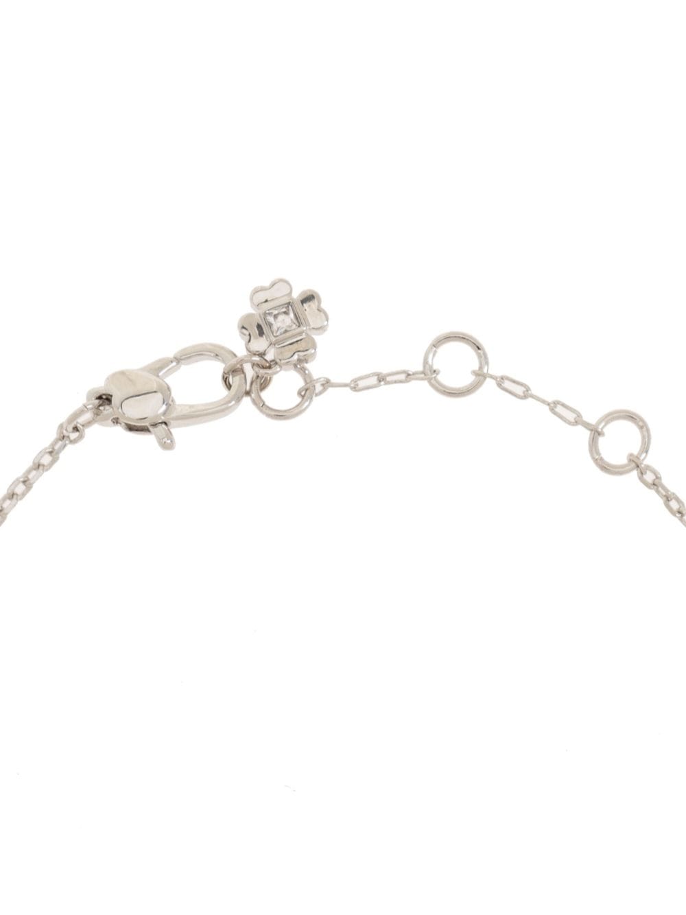 Shop Kate Spade Heritage Bloom Mother-of-pearl Bracelet In Silver