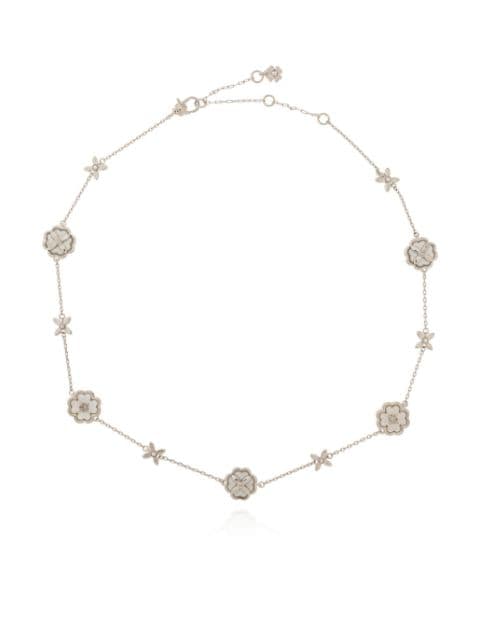 Kate Spade Heritage Bloom mother-of-pearl necklace