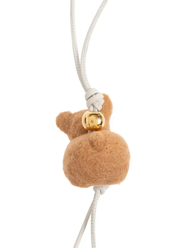 【関税&送料込】Loewe Charme LOEWE Corgi Charm | Neutrals | FARFETCH
