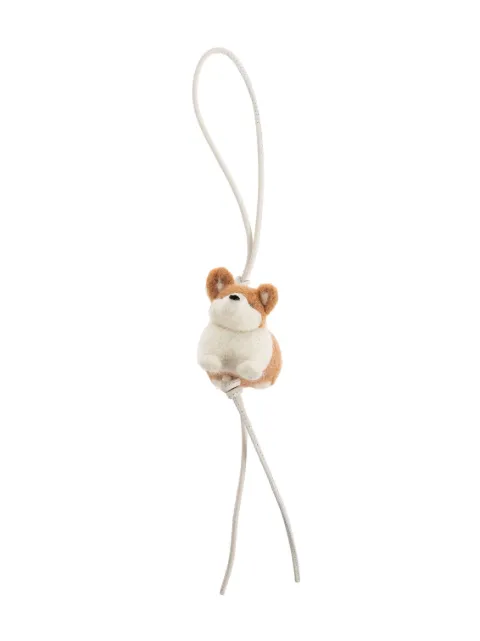 LOEWE corgi charm
