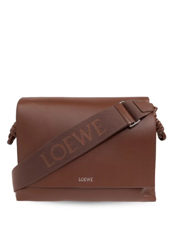 LOEWE ブラウンレザー クラッチバッグ LOEWE フラメンコ クラッチバッグ | ブラウン | FARFETCH JP