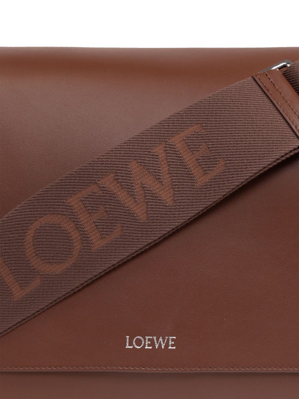 LOEWE Flamenco leather messenger bag Men